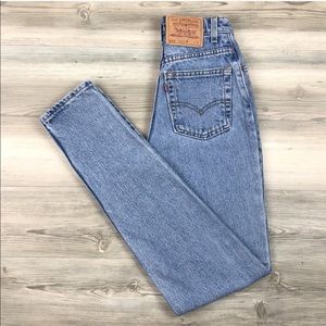 Rare vintage Levi’s slim fit tapered leg jeans